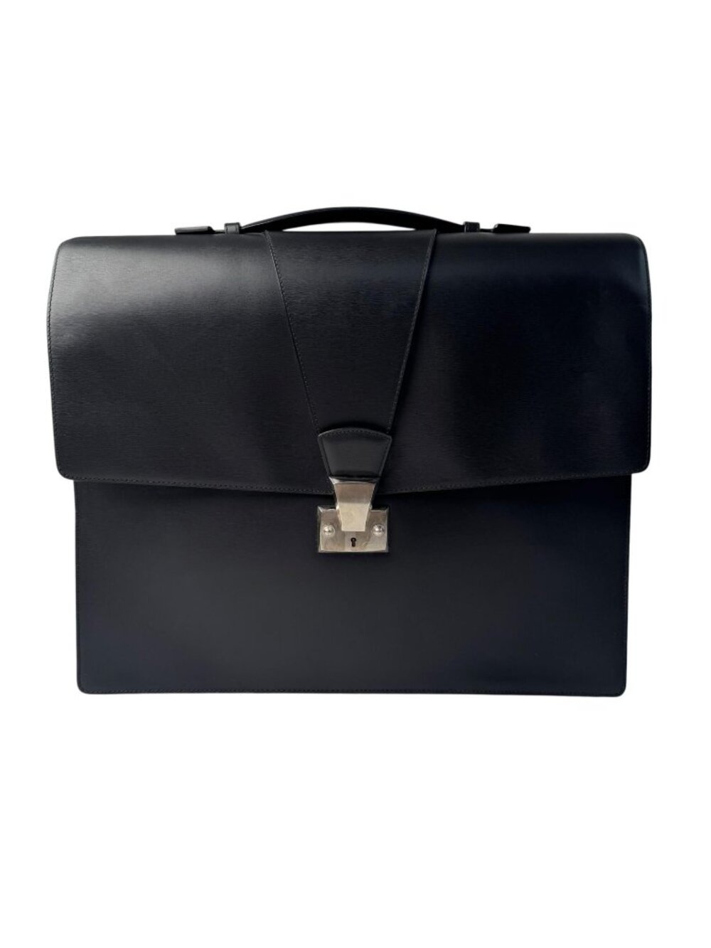 Cartier Tradition Business Bag Leather Black
